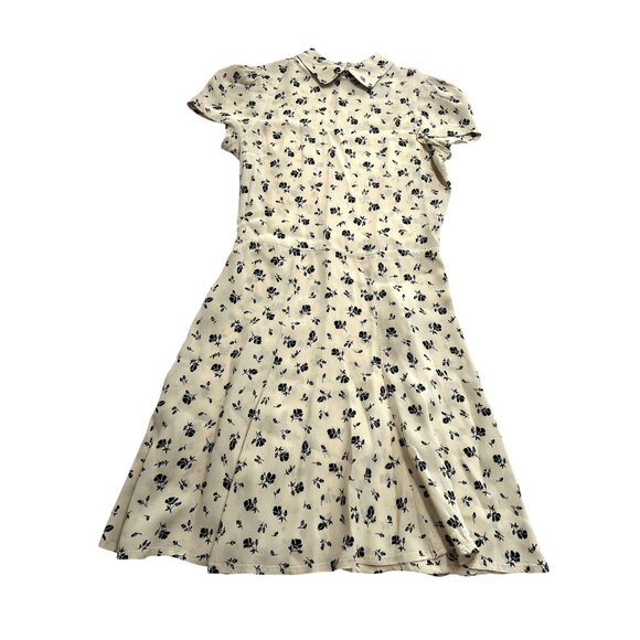 Reformation Wednesday Floral Mini Dress in Cream - Picture 1 of 4
